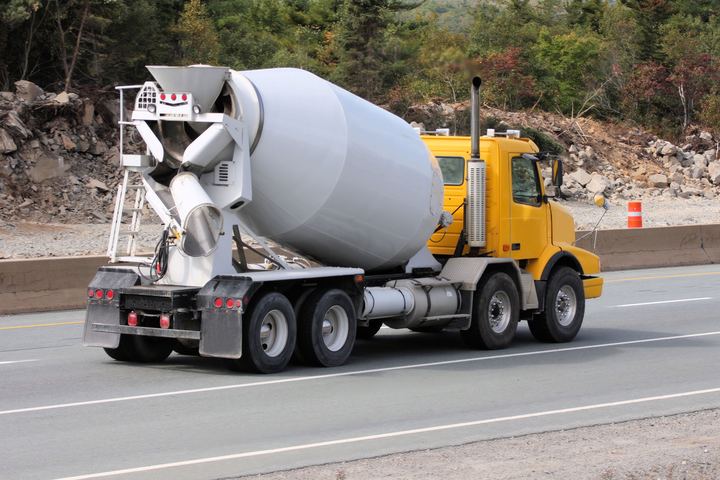 Ready-mix concrete truck