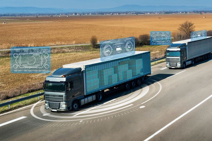 Long-haul semi truck